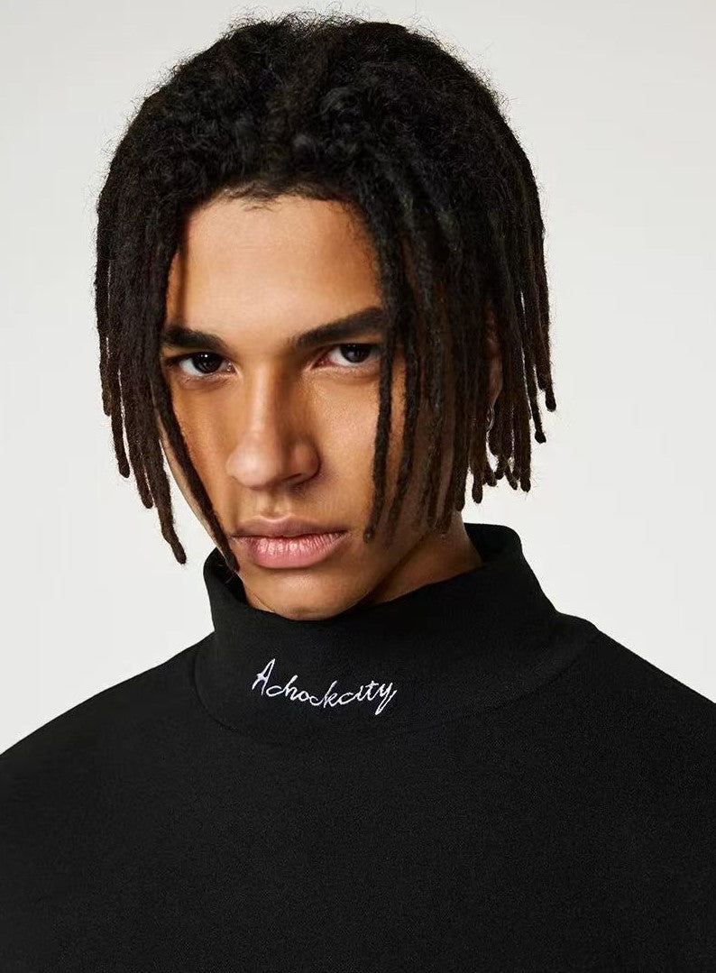 ACHOCK Half Turtleneck Long-sleeve T-shirt