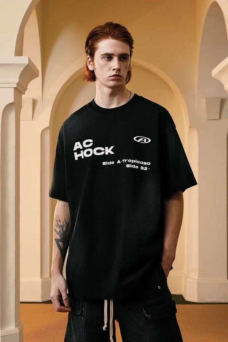 ACHOCK Round Neck Not Defined by Anyone Printed Tee