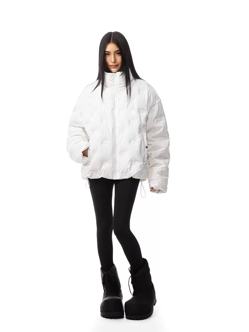 FDR Logo Embossed Down Jacket