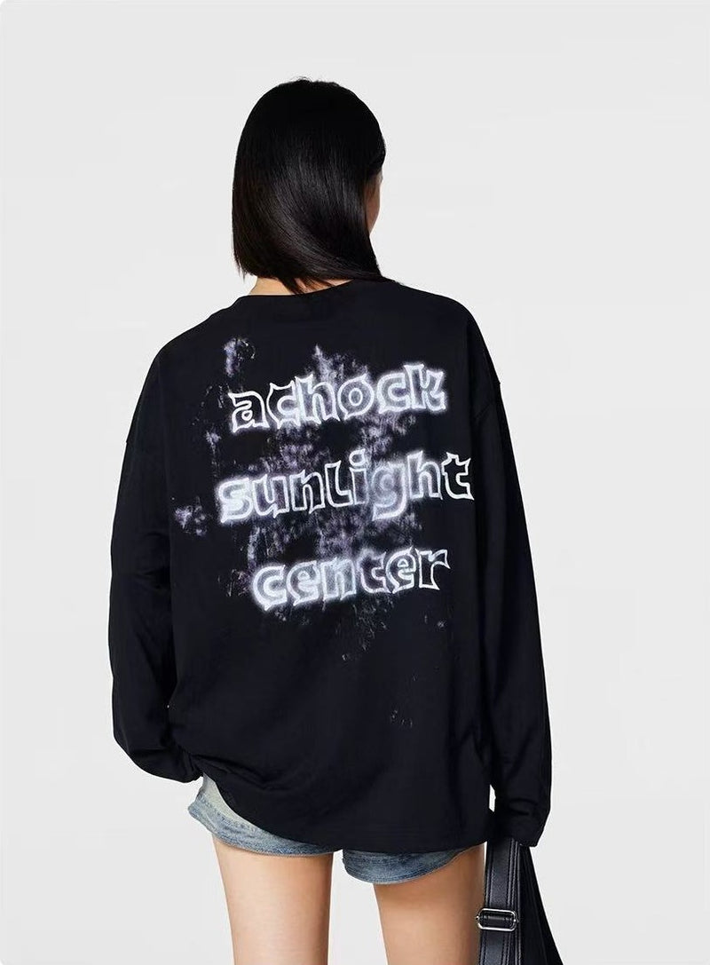 ACHOCK Sun Light Center Printed Tops