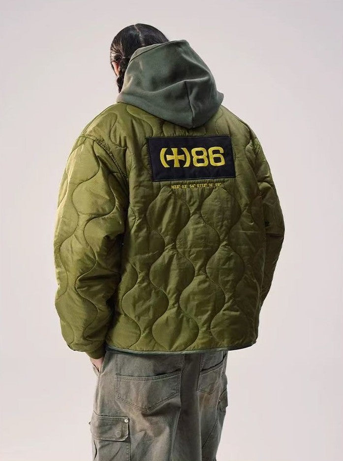 REMEDY Embroidered Cotton Padded Jacket