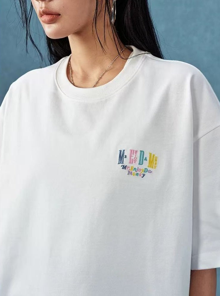 MEDM Logo Embroidered T-shirt