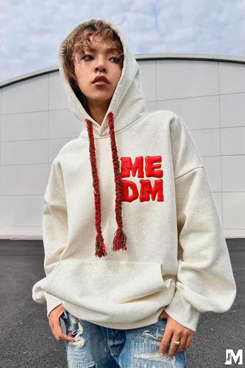 MEDM Woolen Drawstring Hoodie