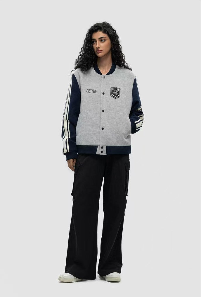 FDR Chapter Striped Baseball Jacket