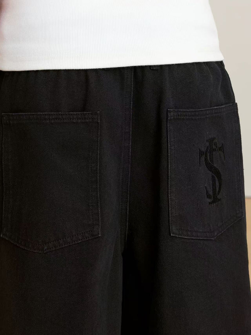 STK Multi-Pocket Cargo Straight-Leg Paratrooper Pants
