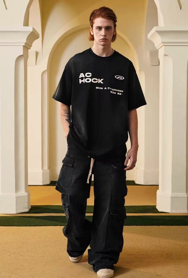 ACHOCK Round Neck Not Defined by Anyone Printed Tee