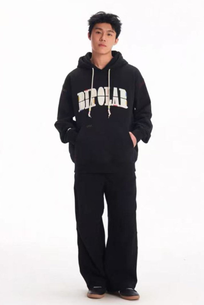 BIPOLAR Patchwork Hoodie