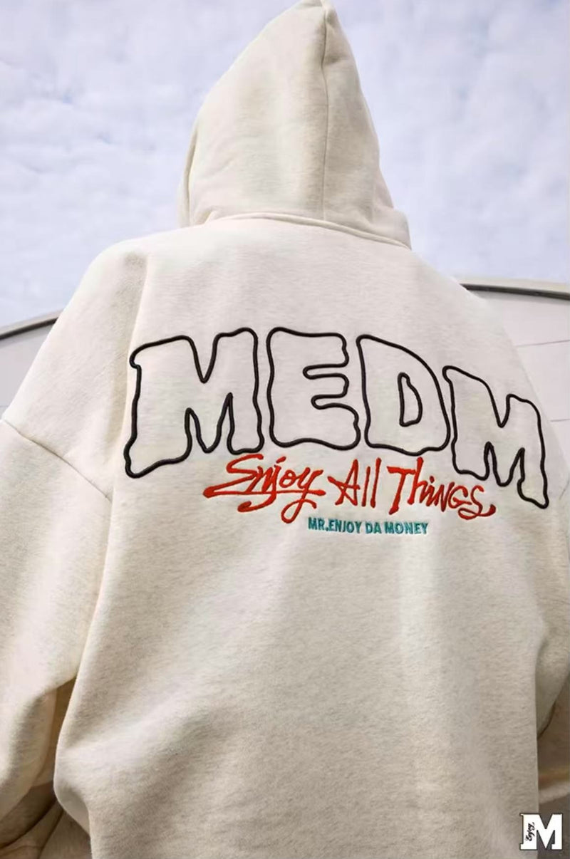 MEDM Woolen Drawstring Hoodie