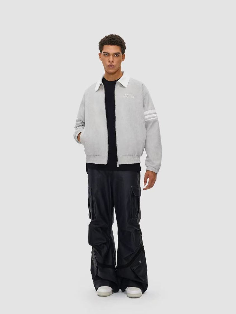 FDR Contrast Patchwork Suede Jacket