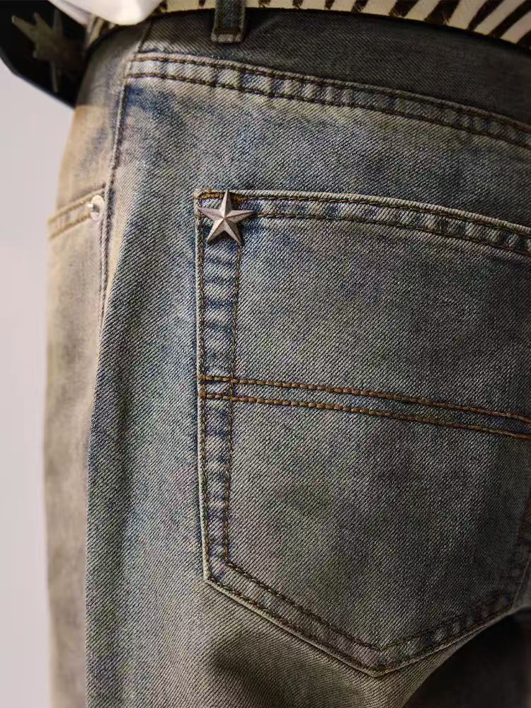 REMEDY Washed Baggy Jeans