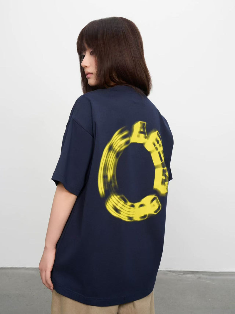 AFGK Phantom Ring LOGO Short-sleeved T-shirt