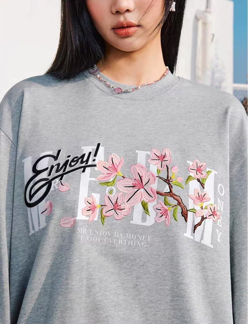 MEDM Floral Series Long-sleeved T-shirt