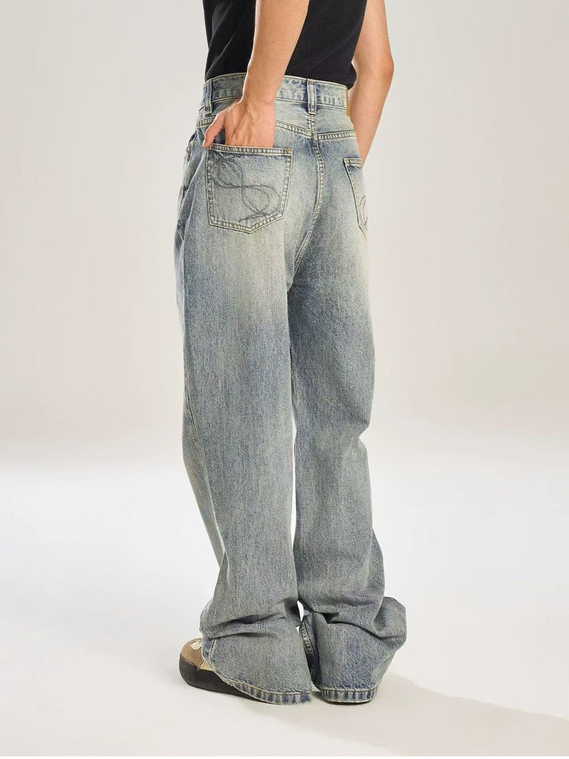 BIPOLAR Mild Light Color Washed Cleanfit Denim Jeans