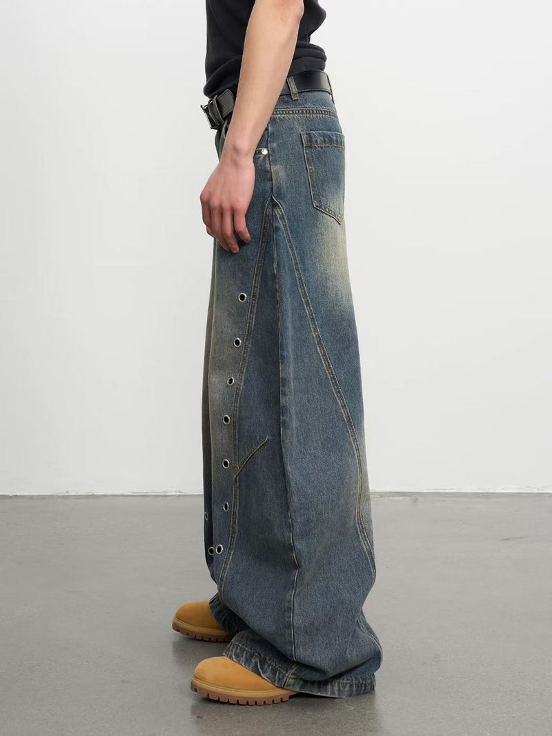 AFGK Air-eye Scimitar Washed Distressed Jeans