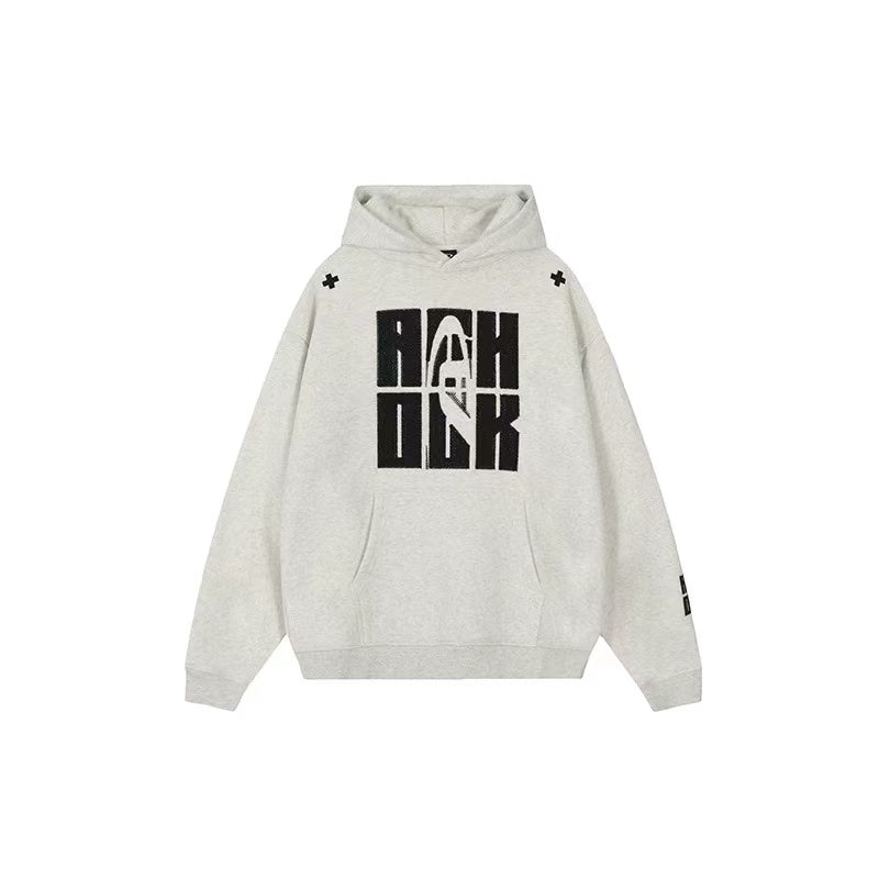 ACHOCK Heavy Embroidery Logo Design Hoodie