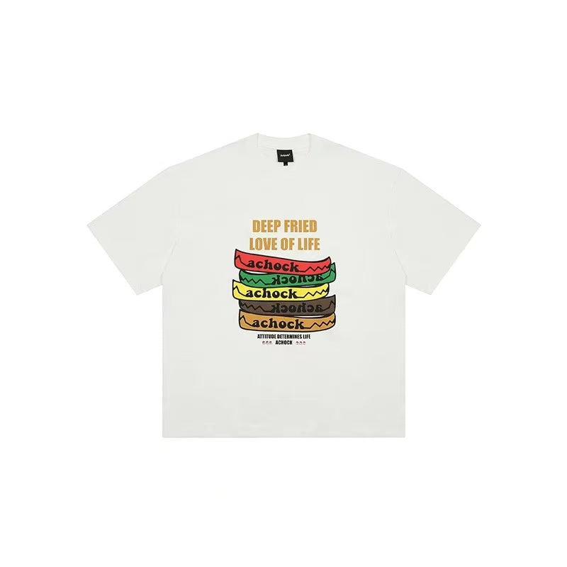 ACHOCK Cartoon Element Printed T-shirt