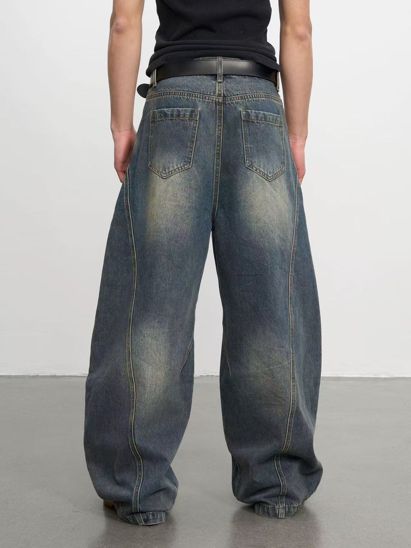 AFGK Air-eye Scimitar Washed Distressed Jeans