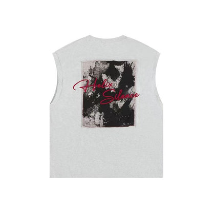ATRY Splash Ink Patch Embroidery Vest
