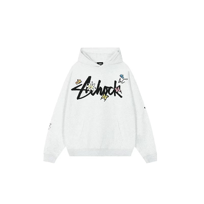 ACHOCK Hip Hop Cartoon Pattern Printed Hoodie