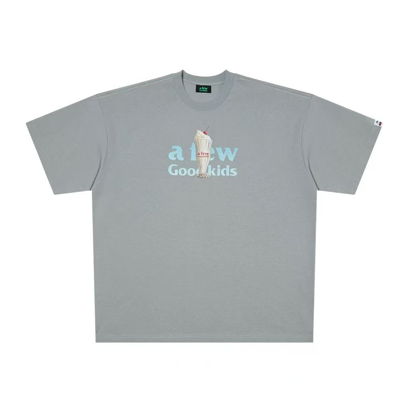 AFGK Dessert Printed short-sleeved T-shirt