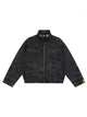 ACHOCK Street Wash Deconstructed Stand Collar Denim Jacket