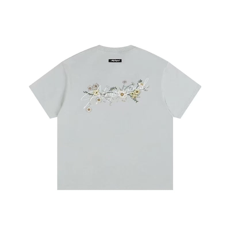 ATRY floral Embroidery T-shirt