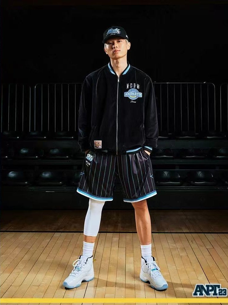 MEDMxANPT Logo Embroidered Plush Jacket