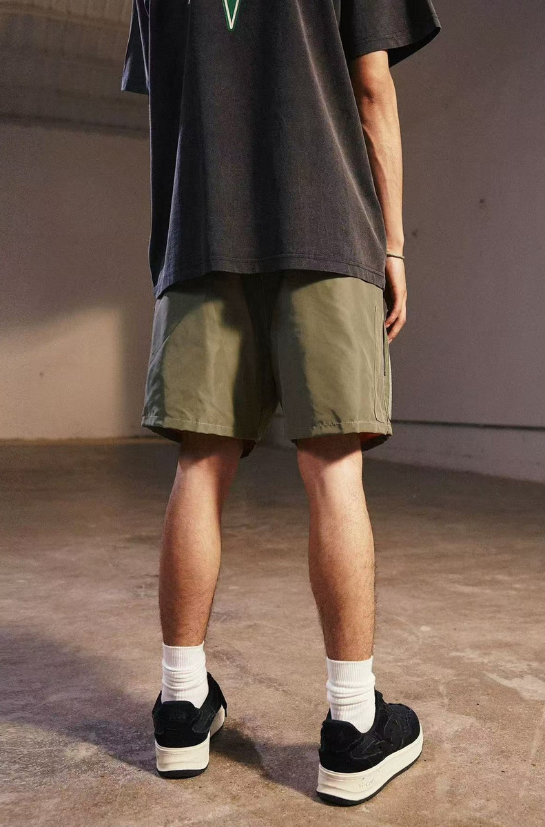 REMEDY Reversible Multi-pocket Zipper Cargo Shorts