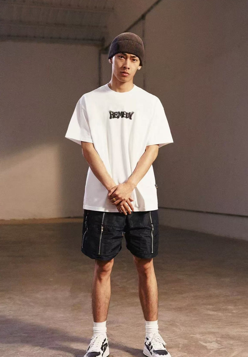 REMEDY Reversible Multi-pocket Zipper Cargo Shorts