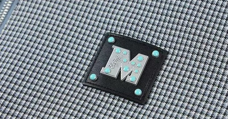 MEDM Houndstooth Stand Collar Casual Jacket