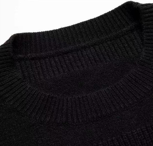 AFGK Striped Textured Sweater