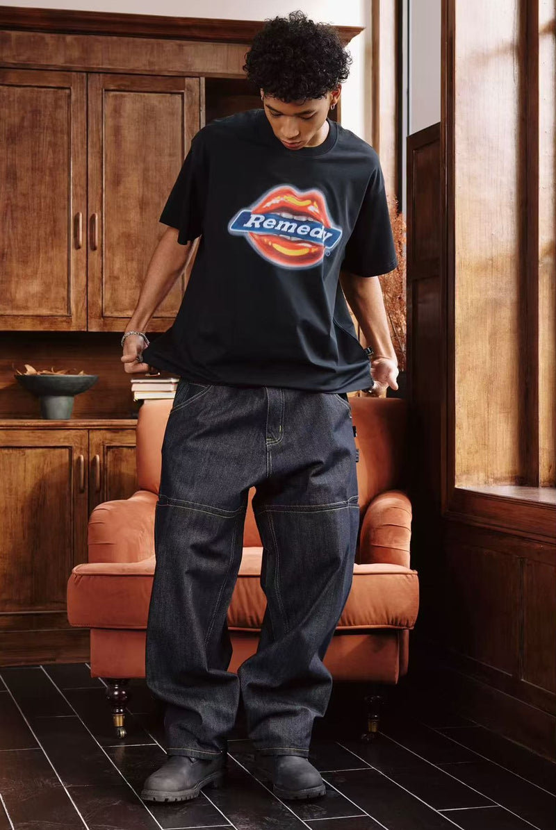 REMEDY Straight Wide Leg Jeans