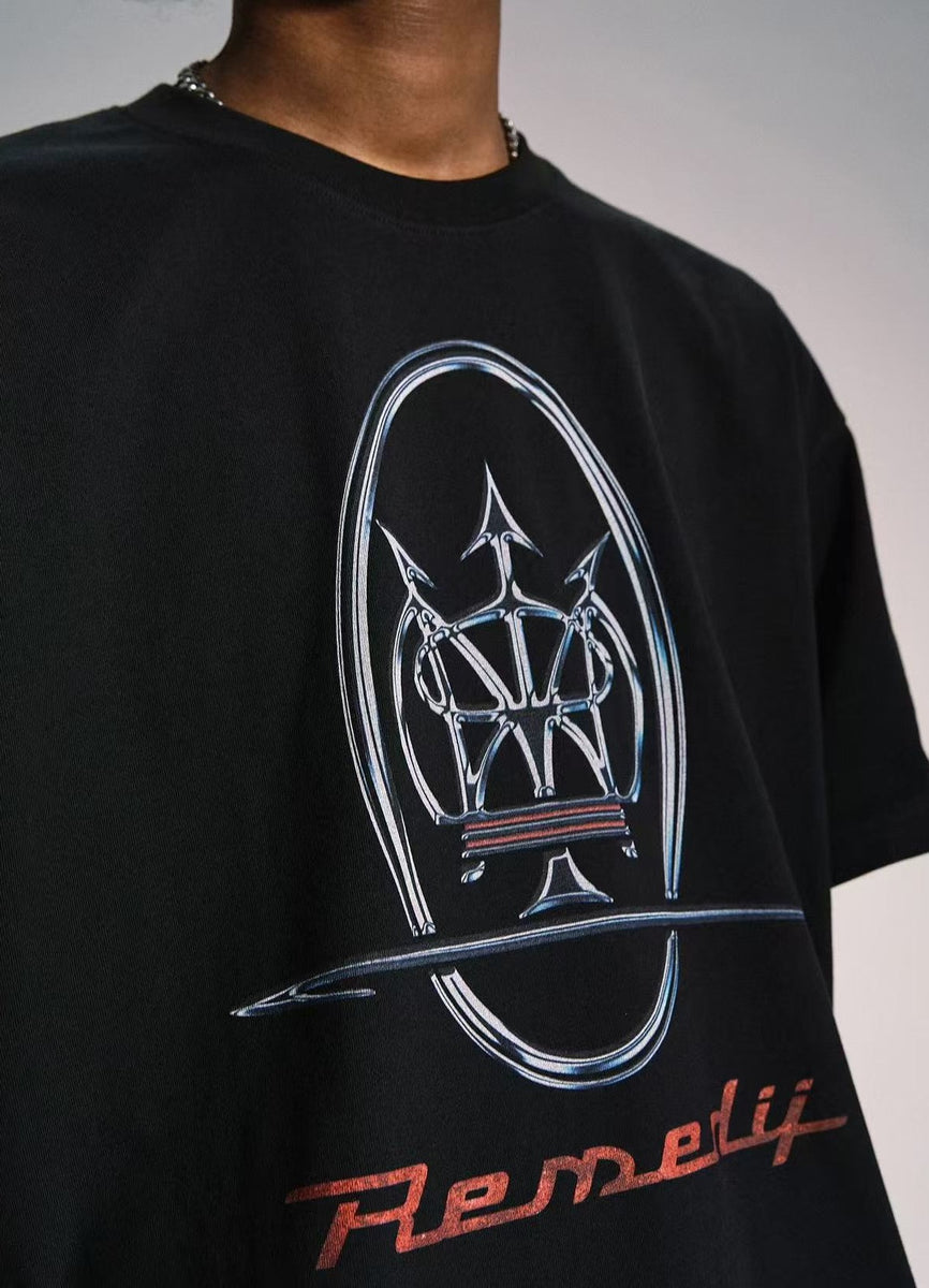 REMEDY Trident Print Short-sleeve T-shirt