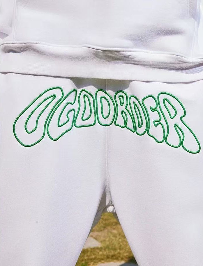 AFGKxOO Letter Embroidered Sweatpants