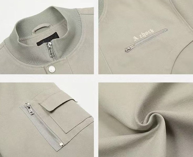 ACHOCK High Street Zippered Logo Jacket