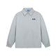 ICONSLAB Monogram Half-zip Long-sleeve Polo Shirt