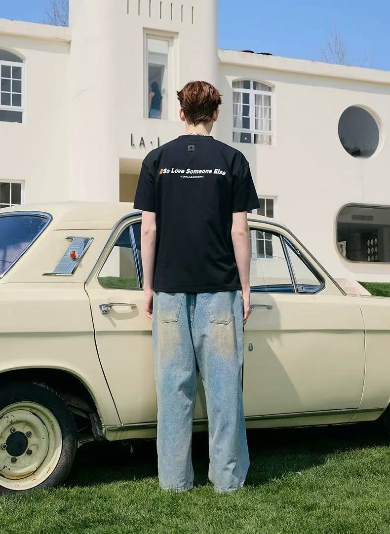 ICONSLAB Three Color Gradient logo T-shirts