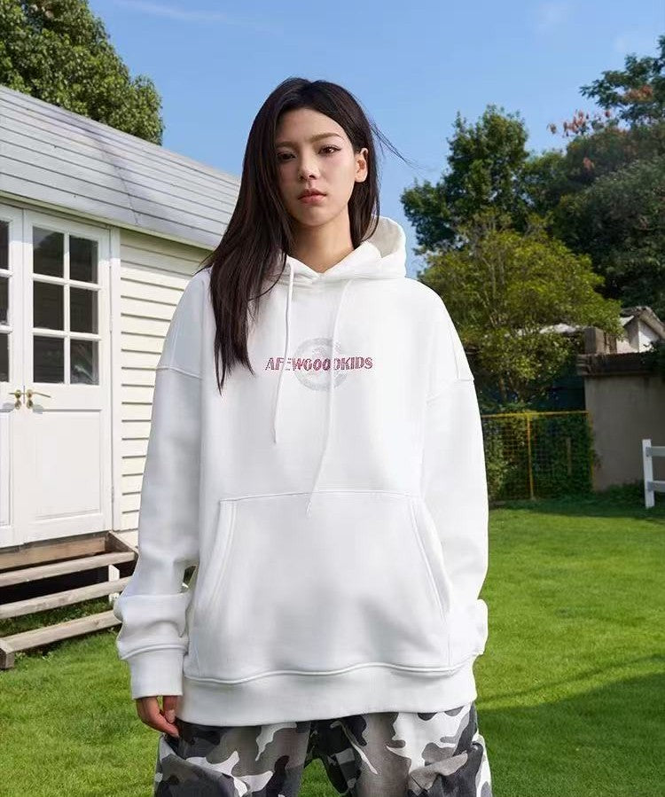 AFGK Hot Drill Contrasting Color Hoodie