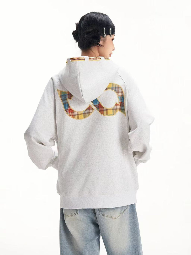 BIPOLAR Ethnic Style Sub-zip Sweatshirt