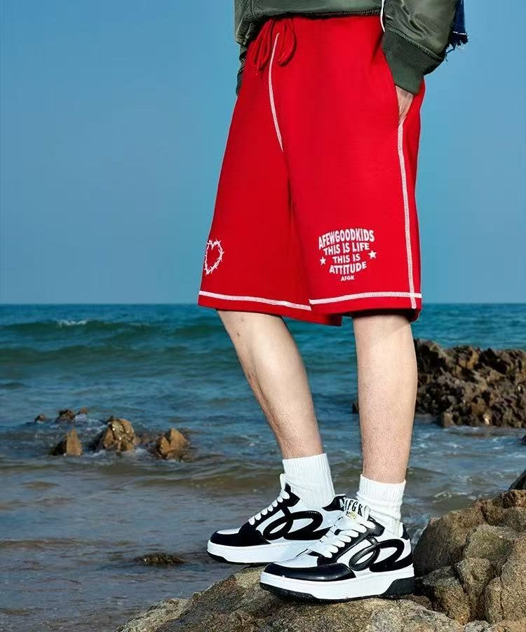 AFGK Hip Hop Terry Casual Shorts