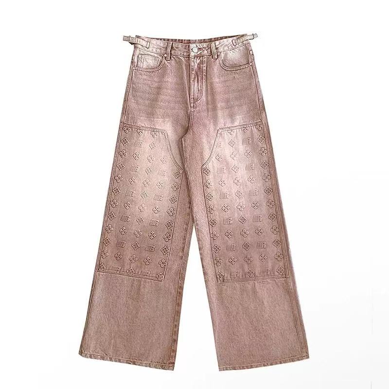 FDR Embossed Jeans For Men and Women