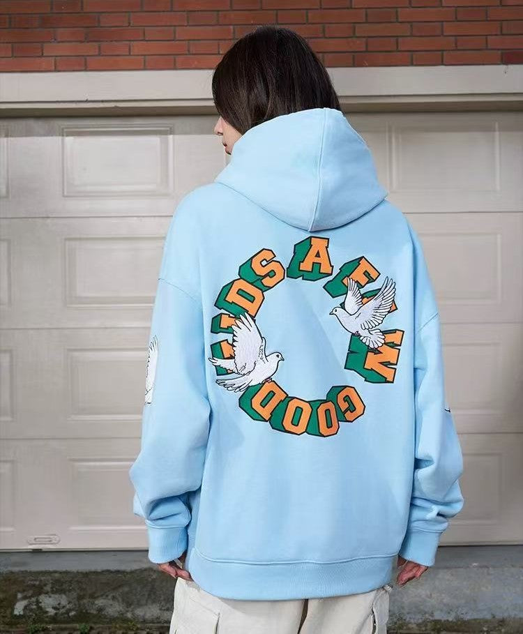 AFGK Peace Dove Embroidered hoodie