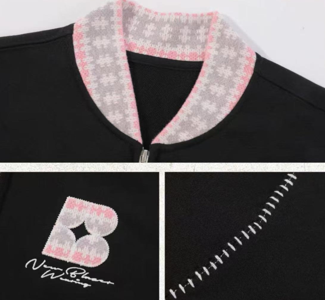 BIPOLAR Baseball Zip Top