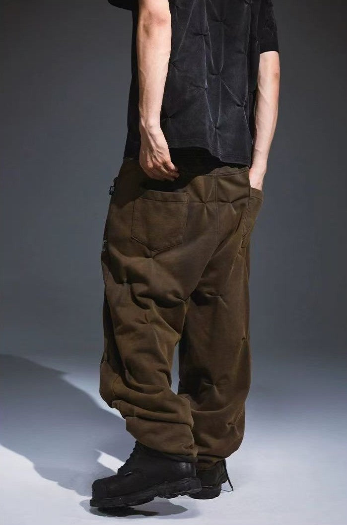 REMEDY Loose Straight Pleated Casual Pants