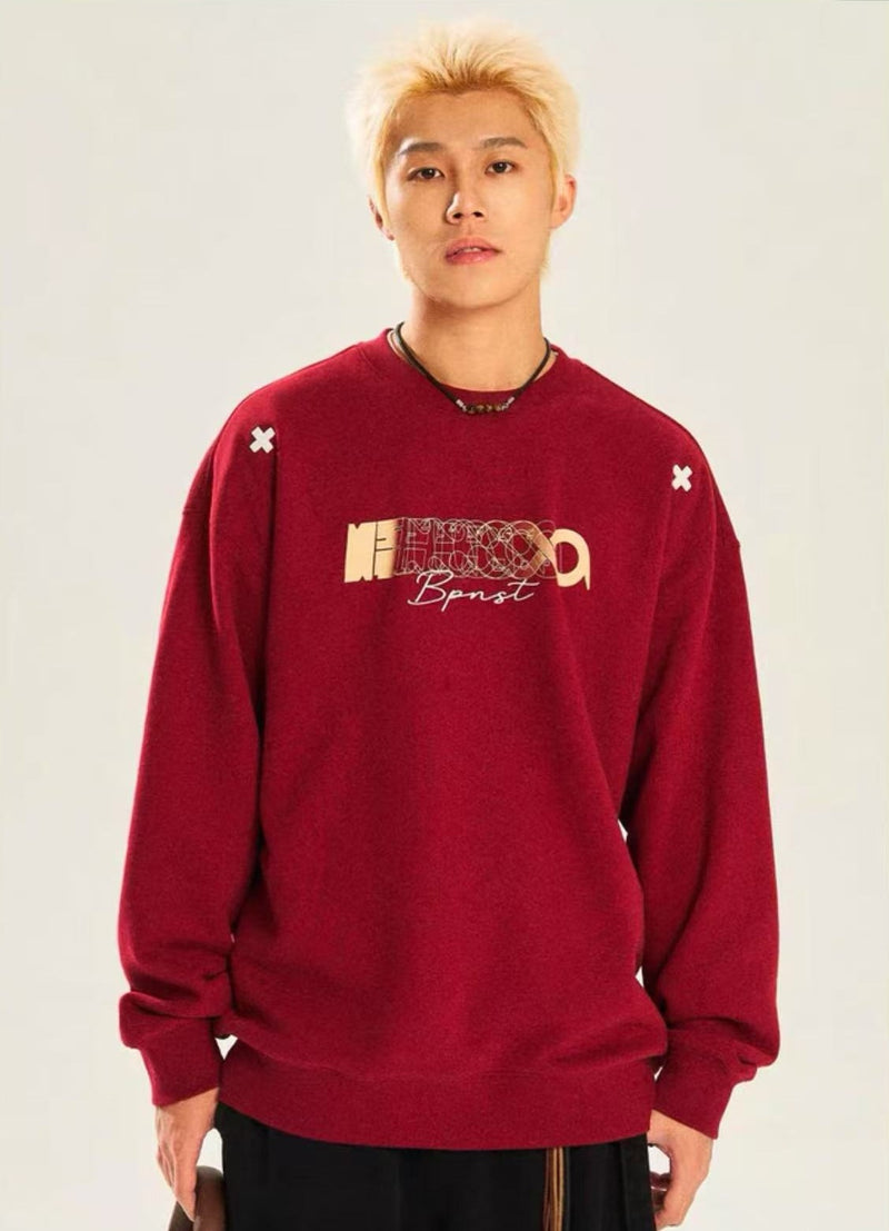 BIPOLAR×NSTNEW Phantom LOGO Sweatshirt