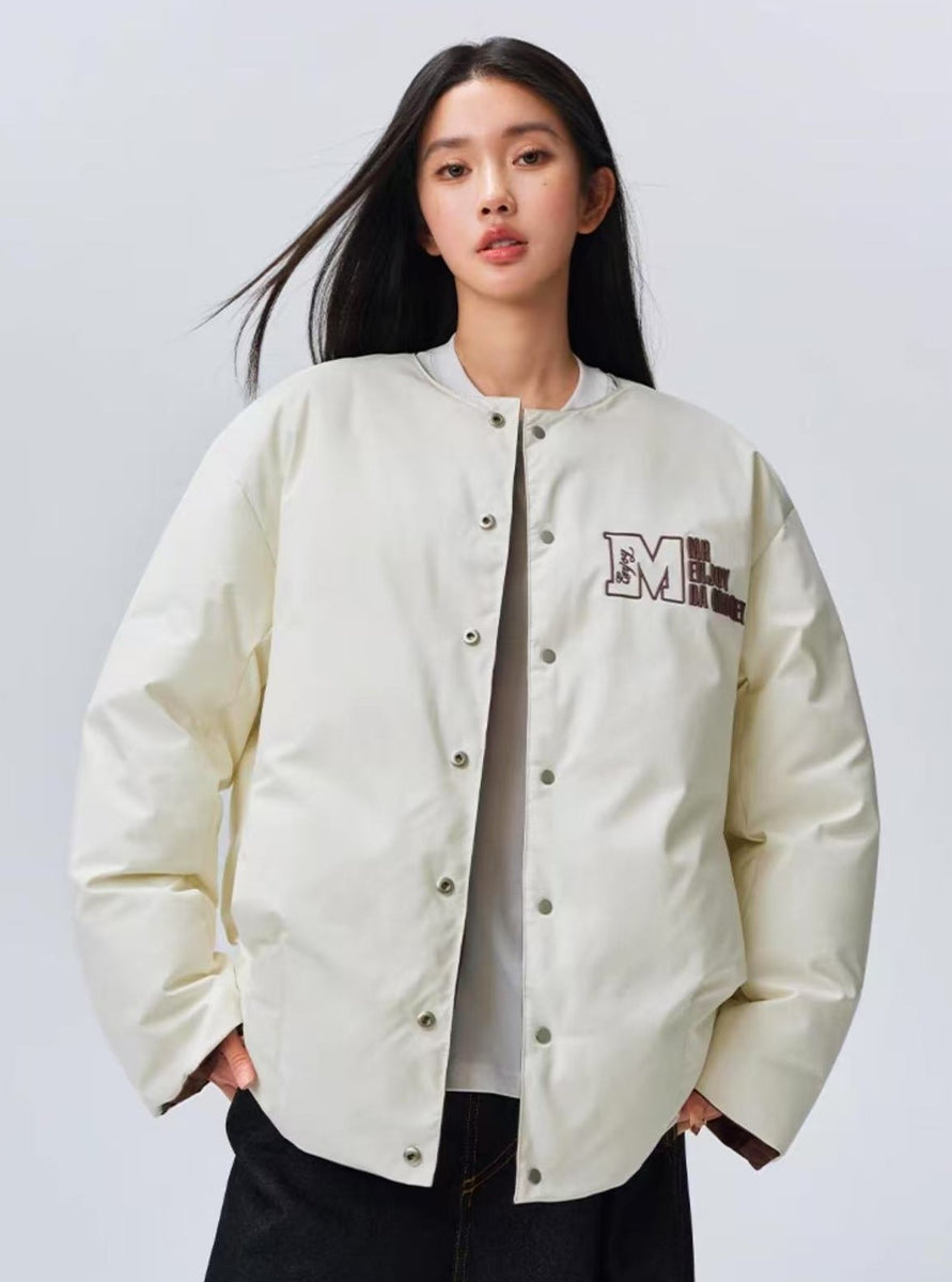 MEDM Cocoon Reversible Embroidered Down Jacket