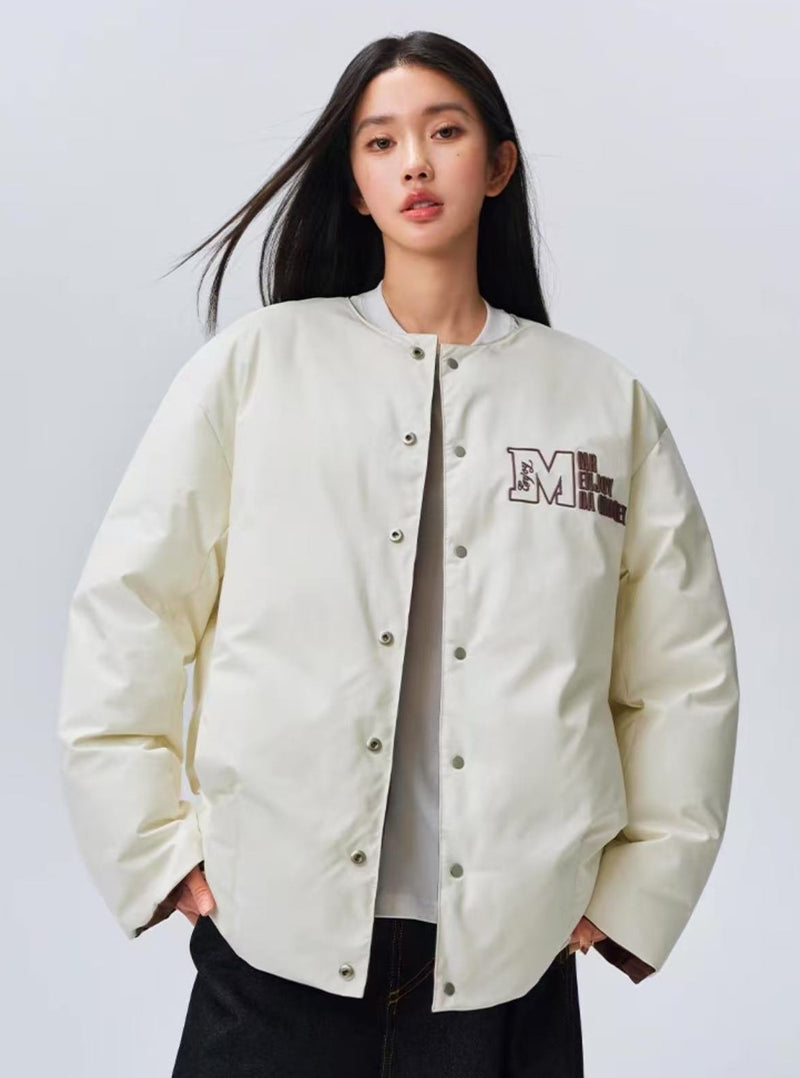 MEDM Cocoon Reversible Embroidered Down Jacket