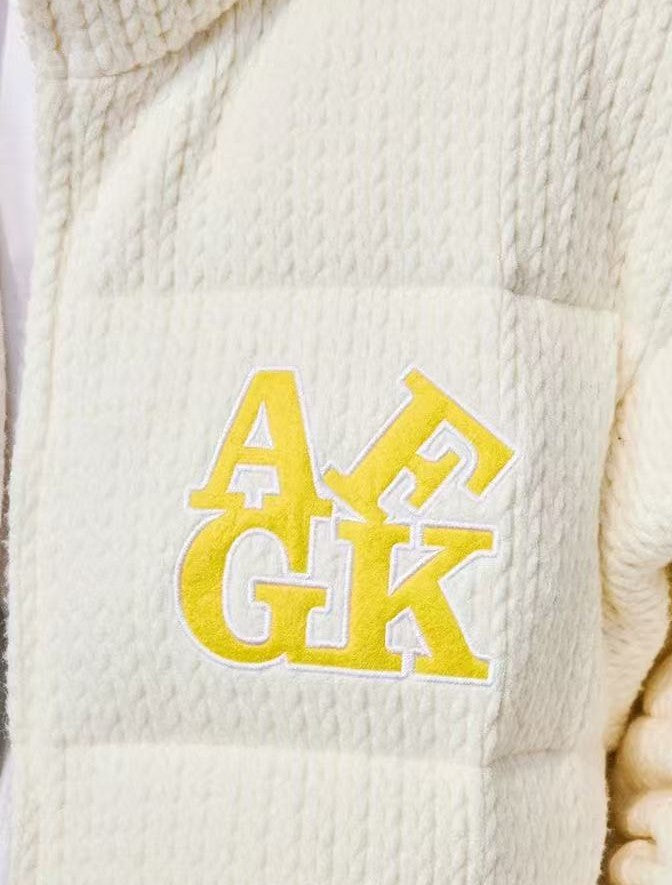 AFGK Letter LOGO Embroidered Jacket