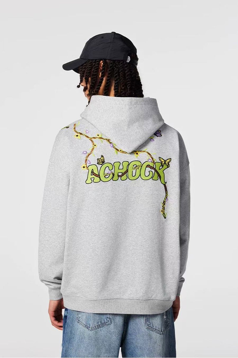 ACHOCK Little devil Embroidered Hoodie