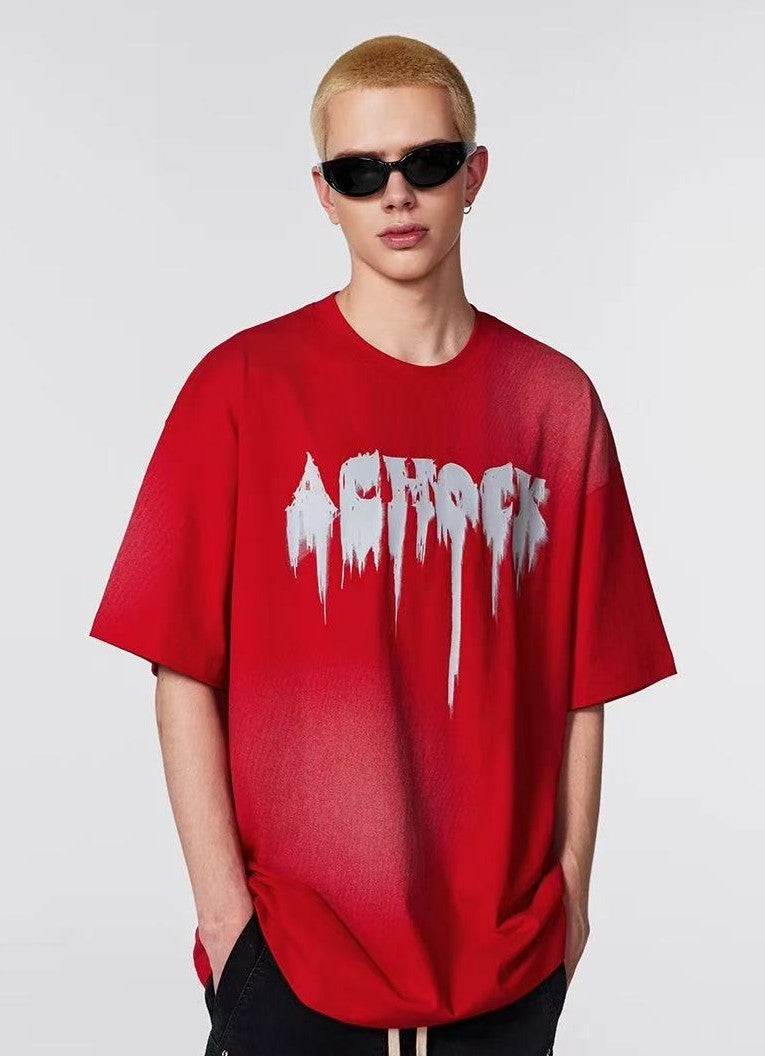 ACHOCK Phantom Logo Print Short-sleeves T-shirts